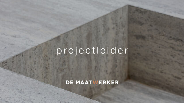 Vacature projectleider bij De Maatwerker