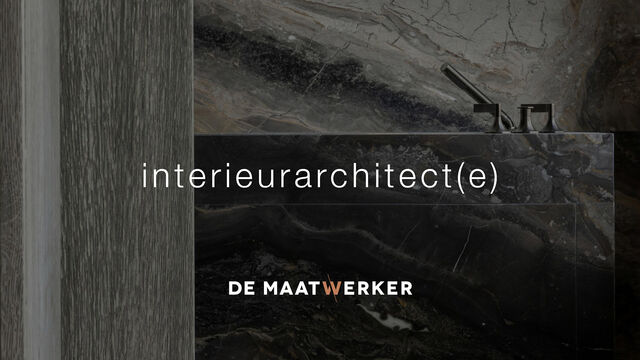 Vacature Interieurarchitect(e) bij De Maatwerker