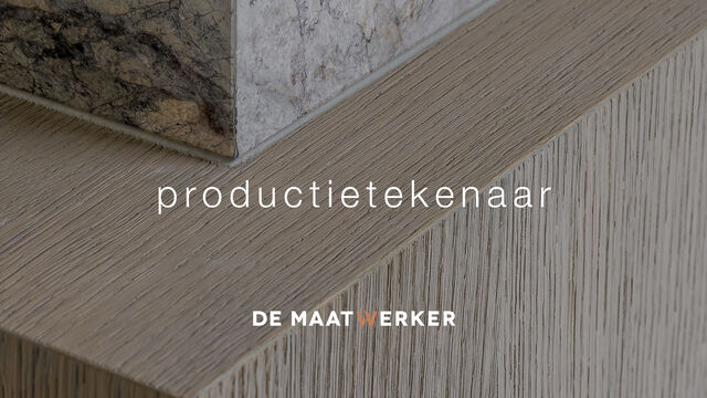 Vacature Productiemedewerker bij De Maatwerker